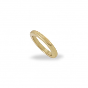 Yellow Gold 2.5mm Court Style Wedding Band